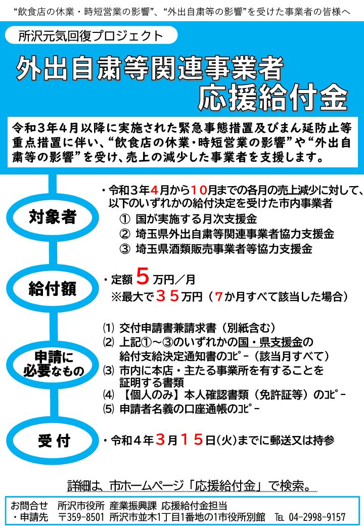 チラシ「小規模事業者持続的発展支援補助金」