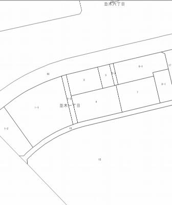 地籍図（公図）のイメージ（画像）