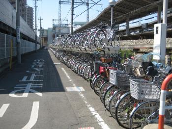 小手指駅南口第3自転車駐車場の写真