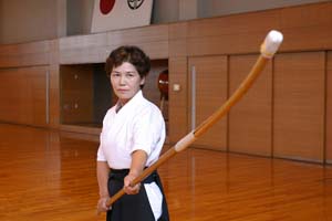 なぎなた　清川　よし子さんの写真